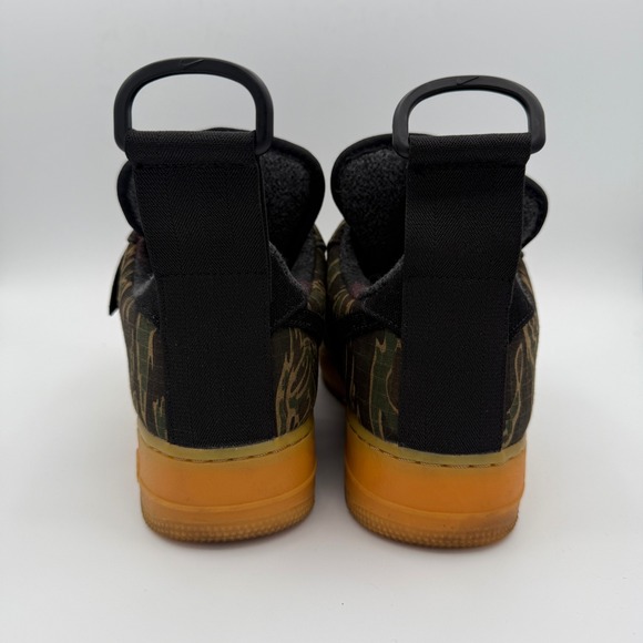 Nike Air Force 1 One Utility Carhartt WIP Tiger Camo Gum Bottom Sneakers - Picture 4 of 6